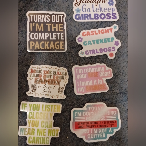 Lot of 25 anti-social stickers - Picture 4 of 5